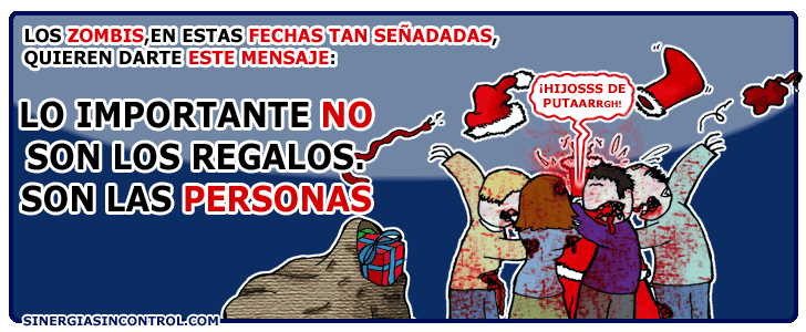 Lo que es verdaderamente importante en navidad (zombie style)